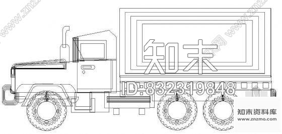 图块/节点货车图块3施工图下载【ID:832319848】