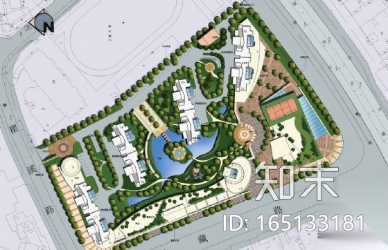 某地铁站口处景观设计方案cad施工图下载【ID:165133181】