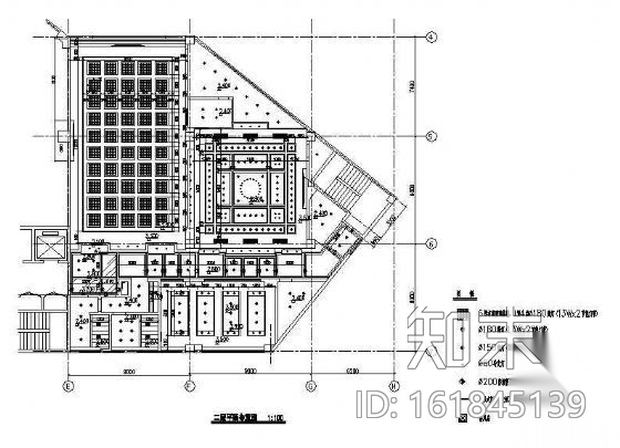办公楼裙房装饰cad施工图下载【ID:161845139】