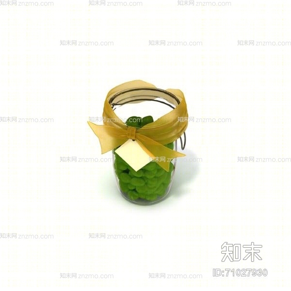 玻璃罐子3D模型下载【ID:71027930】
