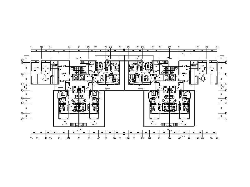 某高层住宅小区建筑施工图施工图下载【ID:165421166】