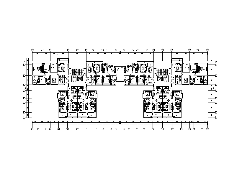 某高层住宅小区建筑施工图施工图下载【ID:165421166】