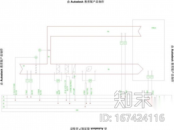 空调自控原理示意图cad施工图下载【ID:167424116】