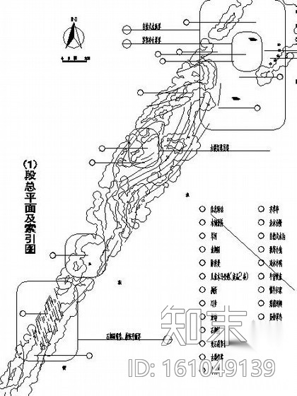 [衡阳]某风光带部分景观施工图cad施工图下载【ID:161049139】