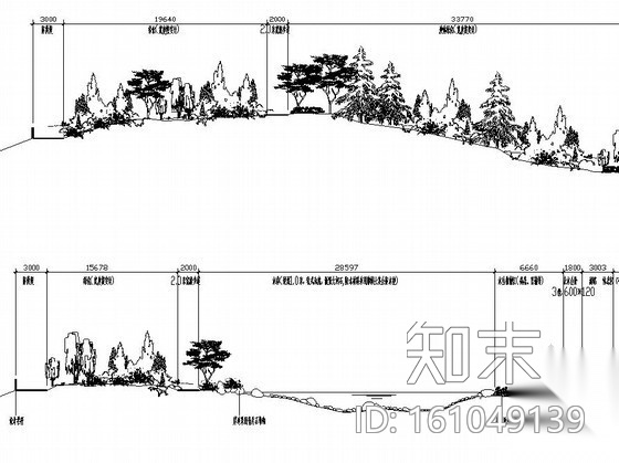 [衡阳]某风光带部分景观施工图cad施工图下载【ID:161049139】