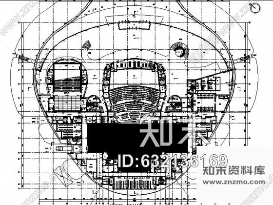 施工图辽宁某文化中心大剧院全套装饰施工图施工图下载【ID:632136169】