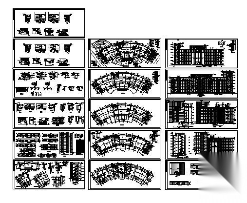 某五层现代办公楼建筑施工图cad施工图下载【ID:151639171】