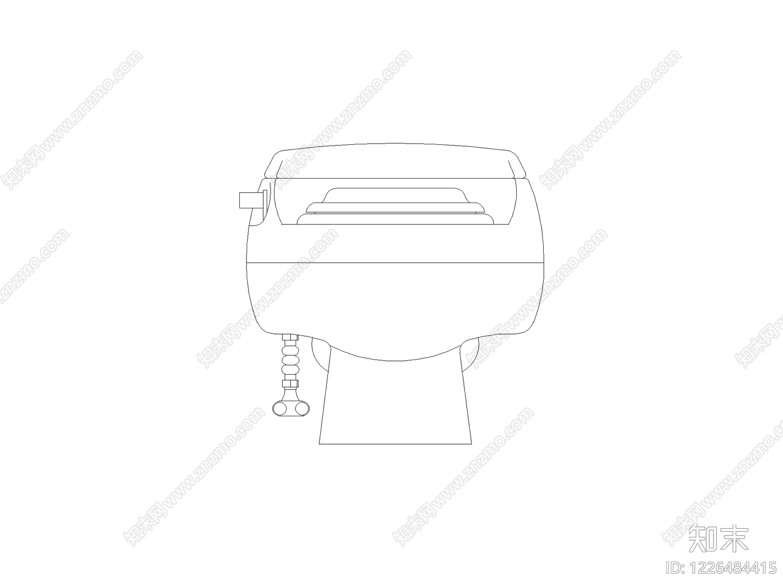 卫浴设施cad施工图下载【ID:1226484415】