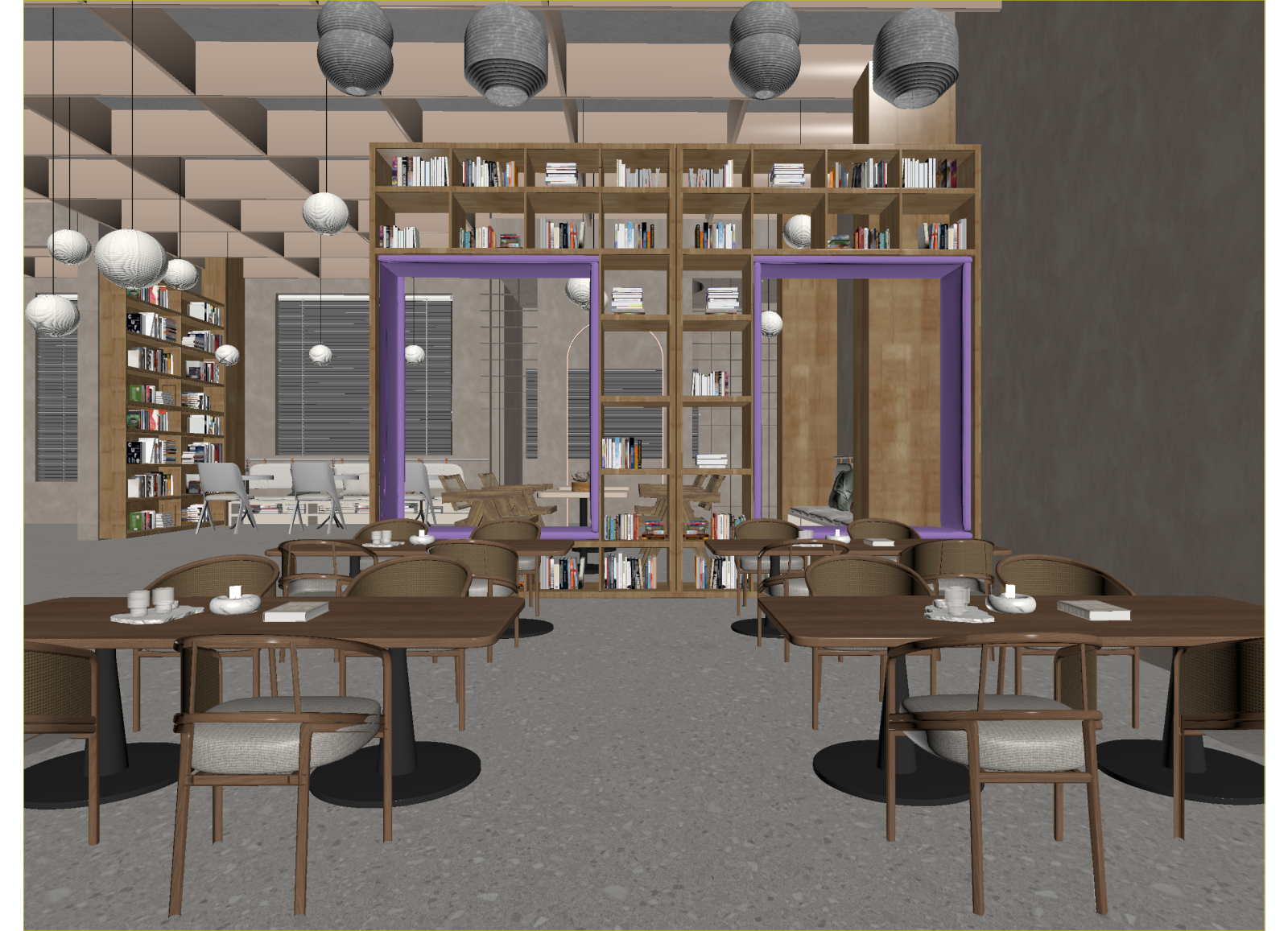 侘寂咖啡厅3D模型下载【ID:1214423985】