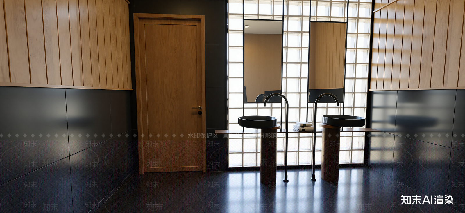 现代酒店卫生间SU模型下载【ID:1222160361】