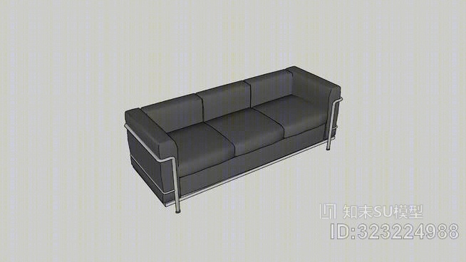 3座位沙发LC2SU模型下载【ID:323224988】