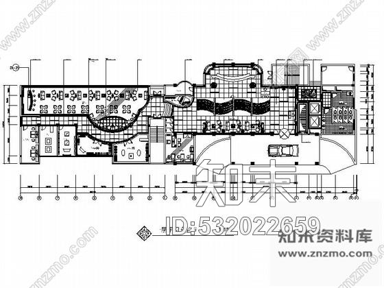 施工图精品酒店现代大堂室内设计装修工程施工图施工图下载【ID:532022659】