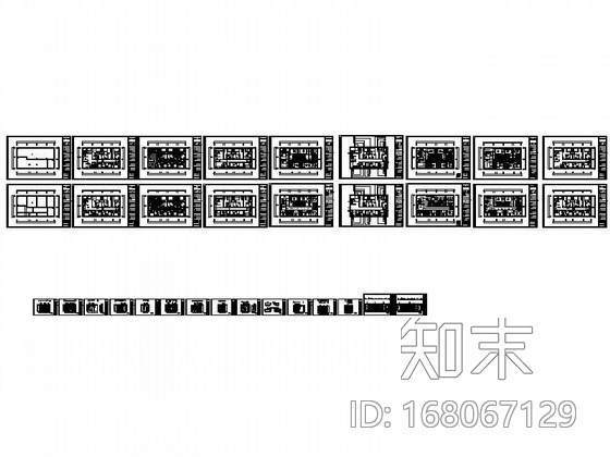 [宁波]小宾馆设计装修图施工图下载【ID:168067129】