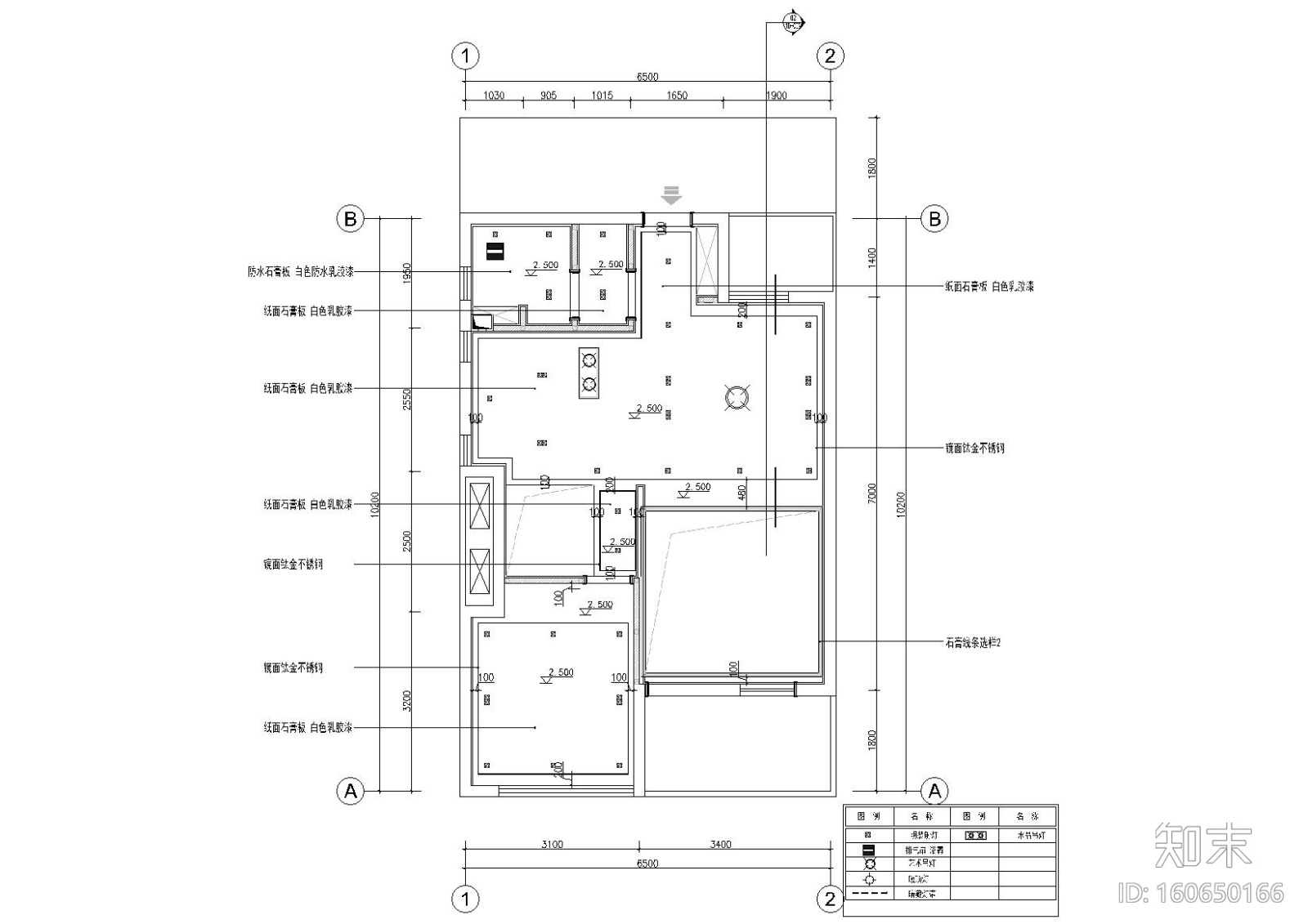 [福建]115㎡二层loft三居SOHO样板房​图纸施工图下载【ID:160650166】