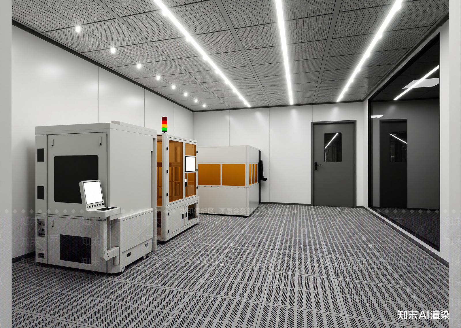 现代车间3D模型下载【ID:1214664329】