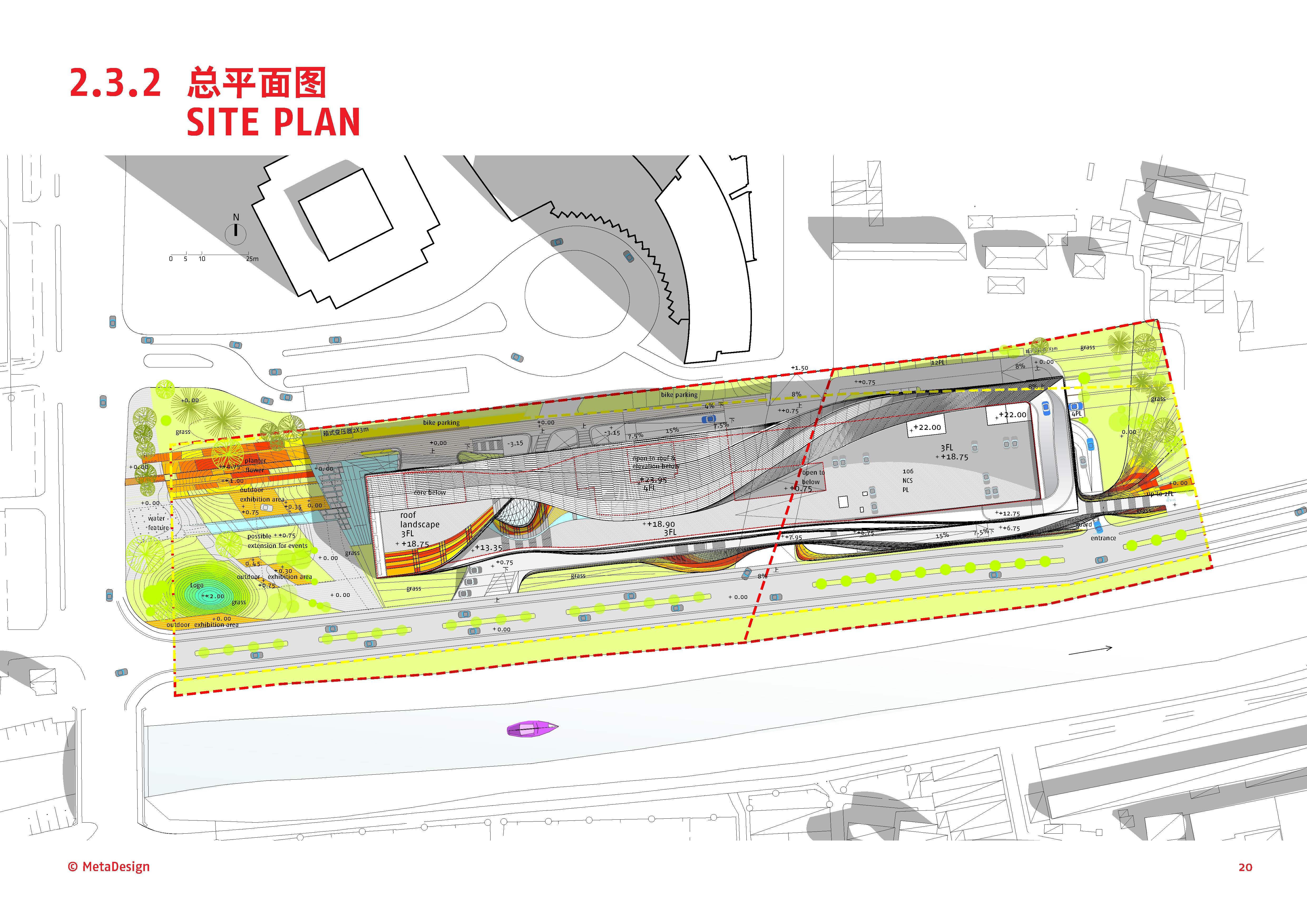 [北京]MetaDesign-大众品牌体验中心建筑、景观设计方...施工图下载【ID:164861101】