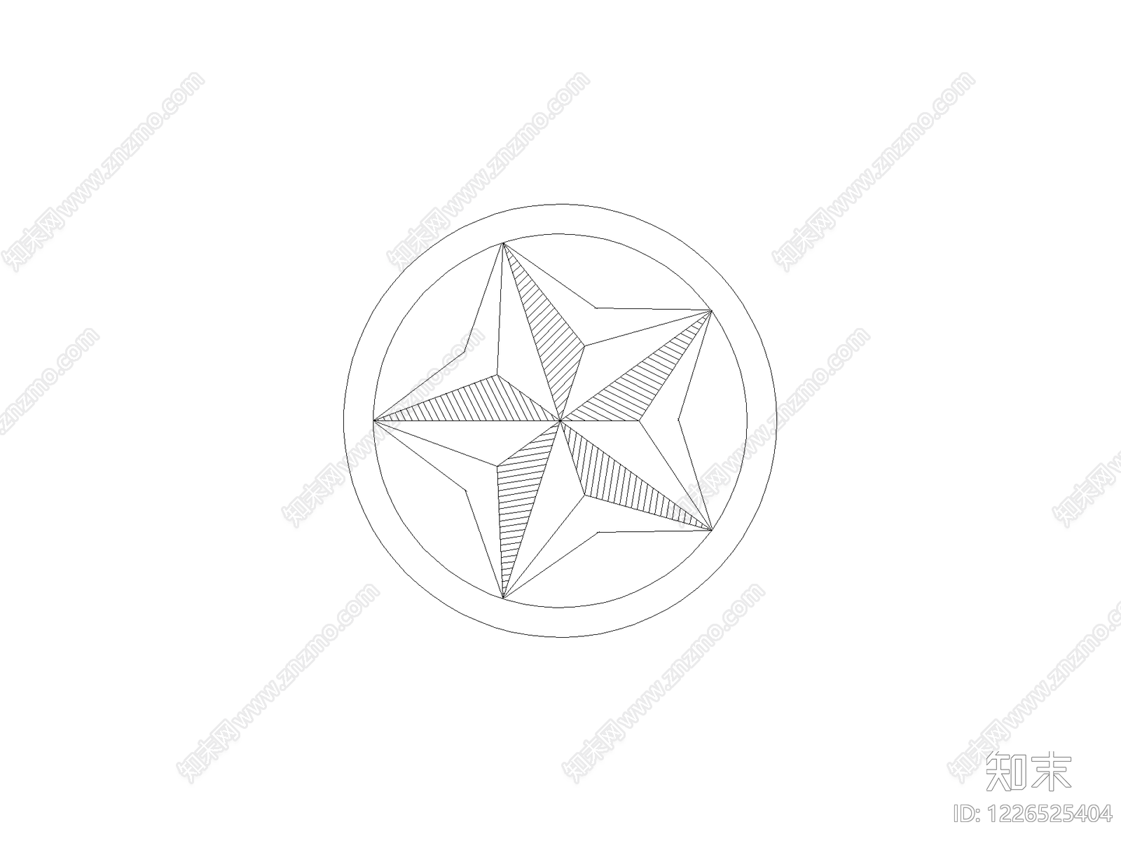 地面拼花CAD图纸