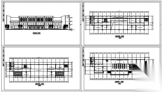 某汽车站建筑方案图cad施工图下载【ID:151685137】