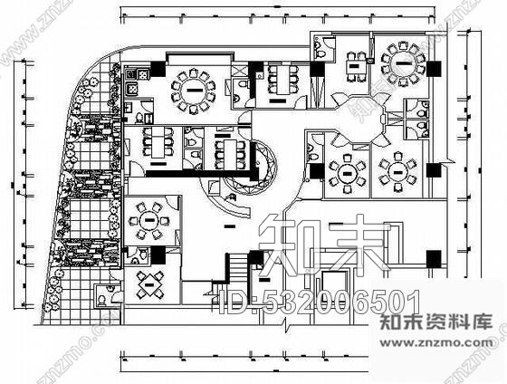 施工图某餐馆全套装饰施工图含效果图cad施工图下载【ID:532006501】