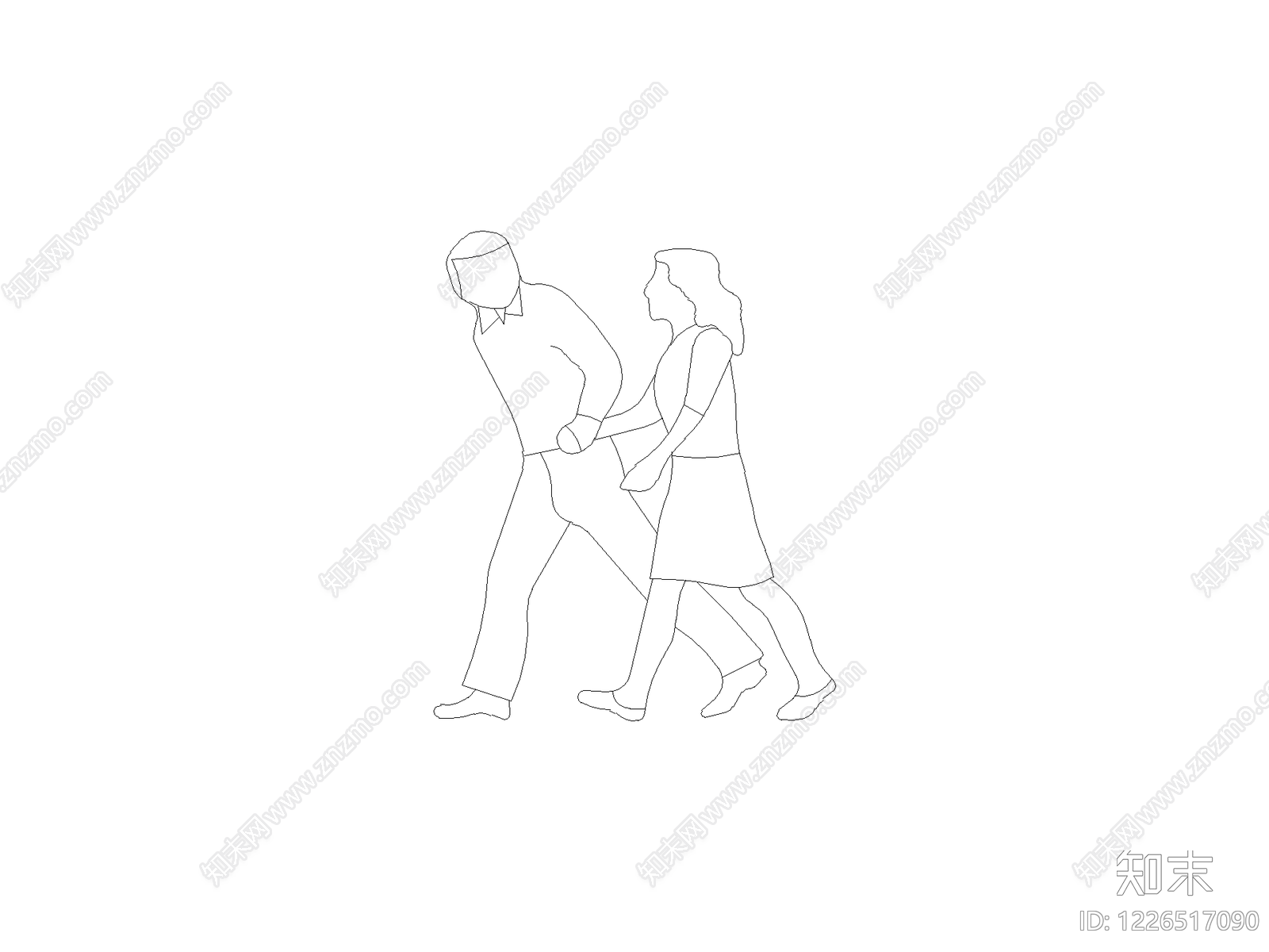 人物CAD图纸