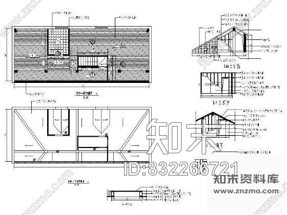 图块/节点阁楼装修详图cad施工图下载【ID:832266721】