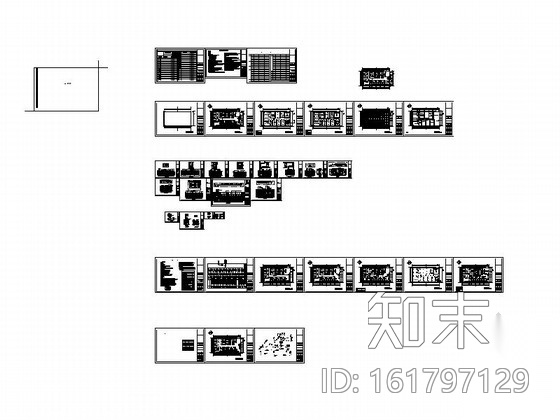 某奢华现代足浴城装修施工图cad施工图下载【ID:161797129】