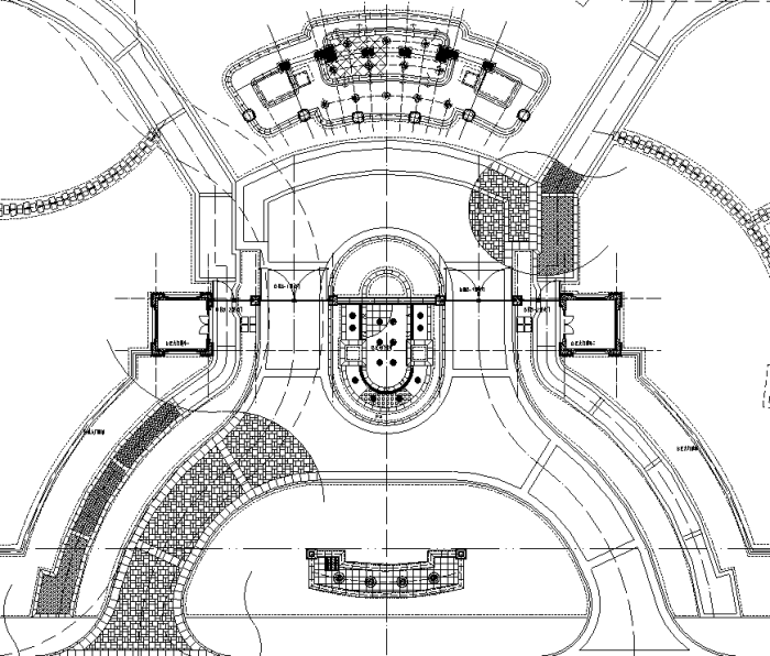 居住区景观设计方案整套详细施工图cad施工图下载【ID:161804190】