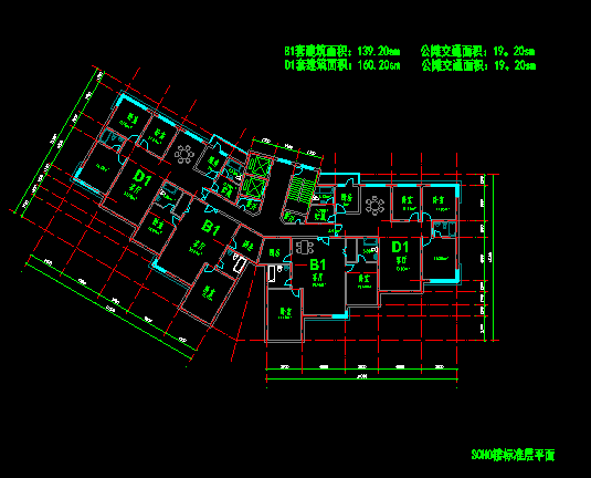 北外滩公寓归档建筑施工图（华东院图纸）cad施工图下载【ID:151638121】