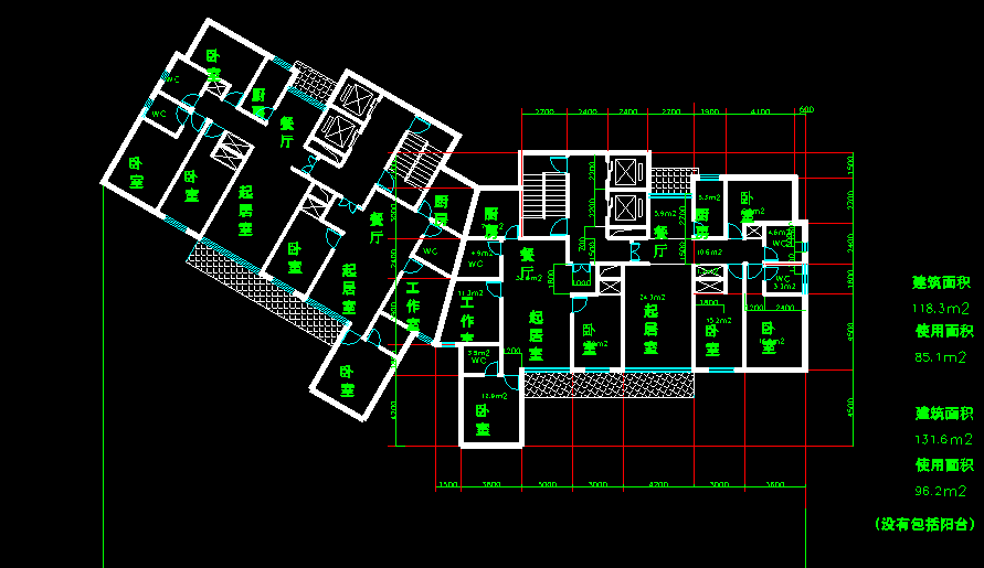 北外滩公寓归档建筑施工图（华东院图纸）cad施工图下载【ID:151638121】