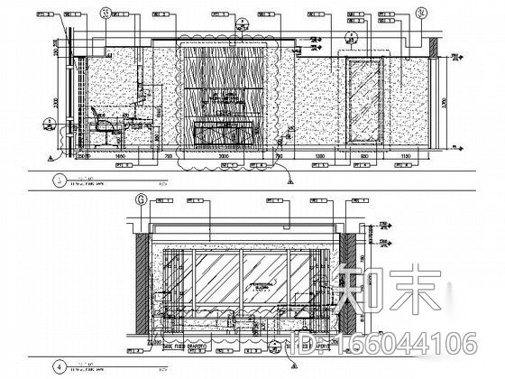 [北京]实力雄厚酒店高档现代风格标准客房室内装修施工图cad施工图下载【ID:166044106】