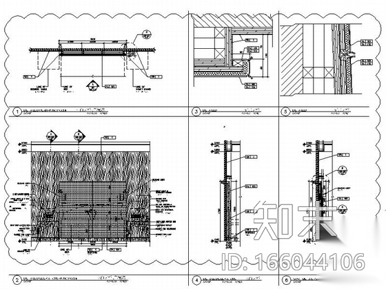 [北京]实力雄厚酒店高档现代风格标准客房室内装修施工图cad施工图下载【ID:166044106】