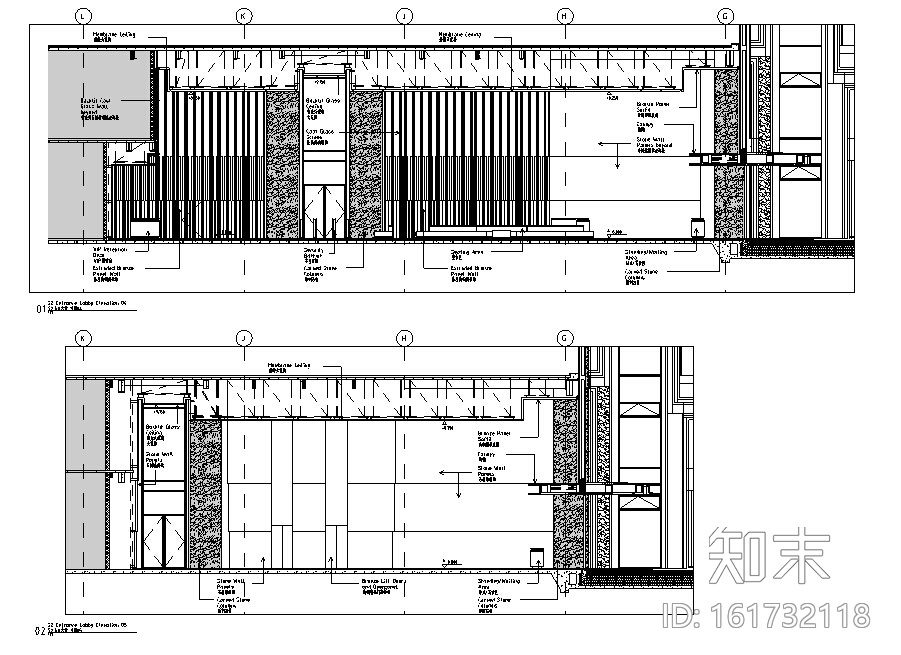 [上海]外滩国际金融服务中心办公室内装CAD施工图+方案文...cad施工图下载【ID:161732118】