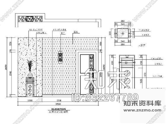 图块/节点过道装修详图cad施工图下载【ID:832267789】