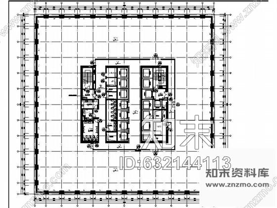 施工图广州CBD商圈某塔楼公共区域18-38层装修图施工图下载【ID:632144113】
