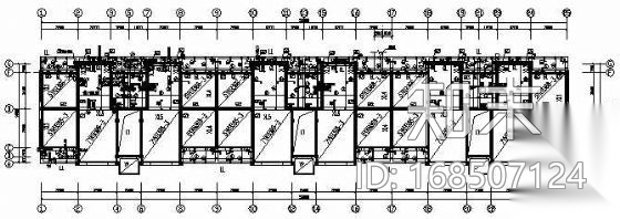 经典多层住宅全套结构图纸cad施工图下载【ID:168507124】