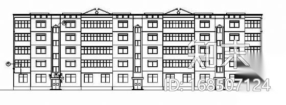 经典多层住宅全套结构图纸cad施工图下载【ID:168507124】