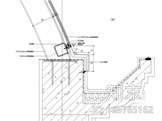 玻璃采光顶施工图cad施工图下载【ID:165765162】