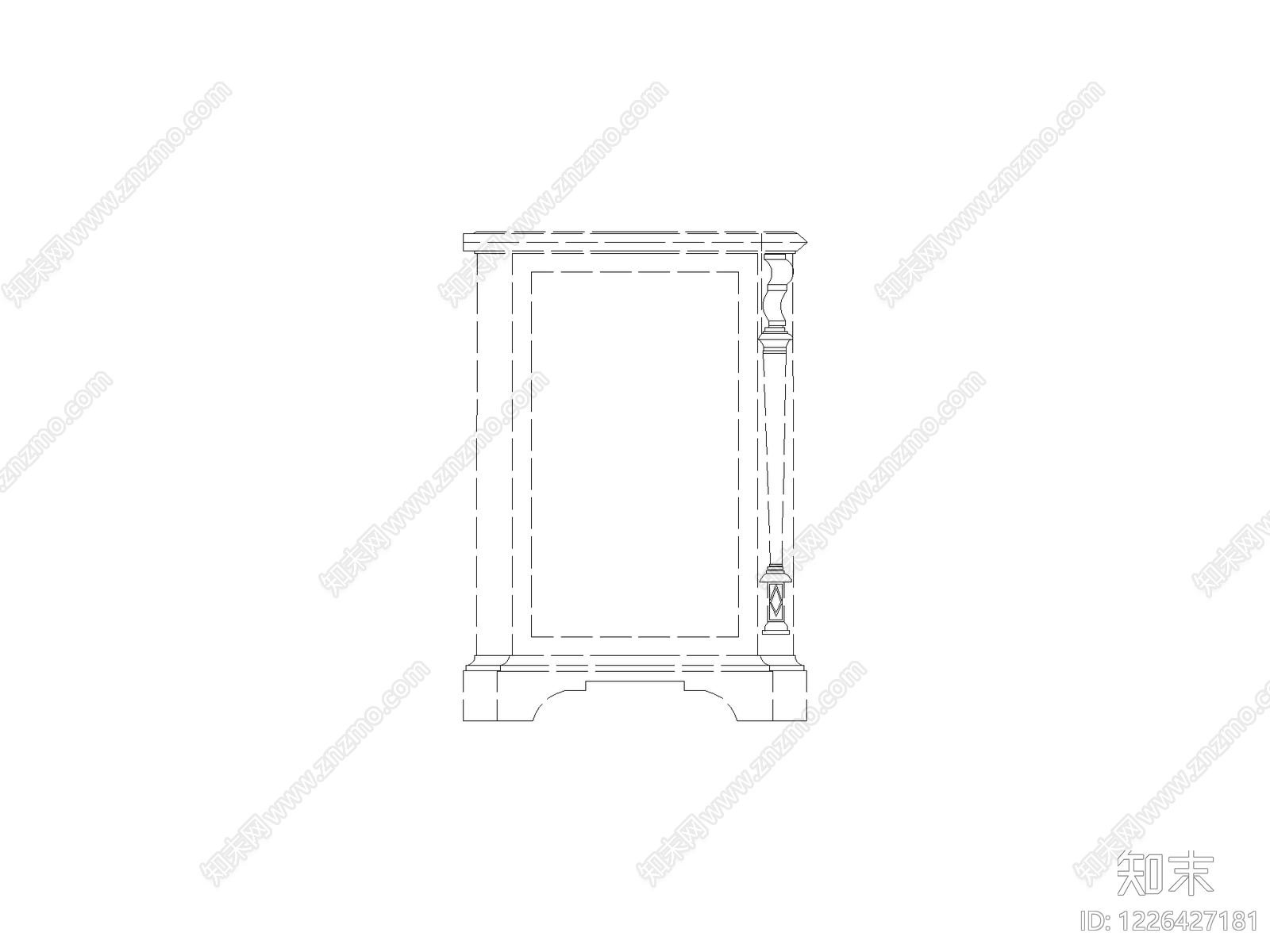 柜子cad施工图下载【ID:1226427181】
