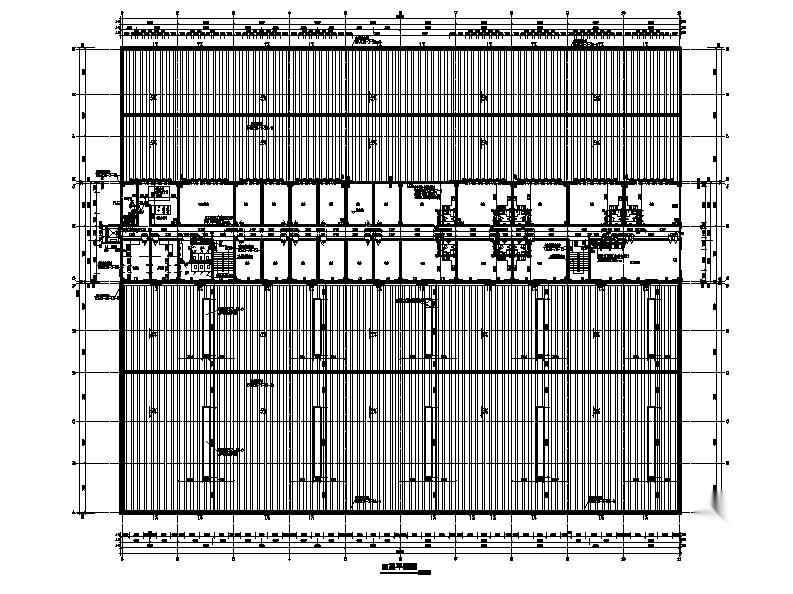 [宁夏]四层框架结构全套高密度4S汽车店建筑施工图施工图下载【ID:151454163】