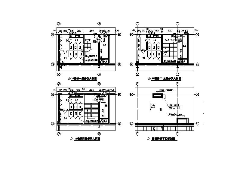 [宁夏]四层框架结构全套高密度4S汽车店建筑施工图施工图下载【ID:151454163】