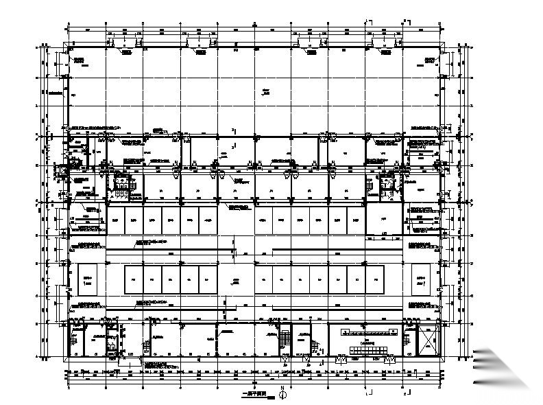 [宁夏]四层框架结构全套高密度4S汽车店建筑施工图施工图下载【ID:151454163】