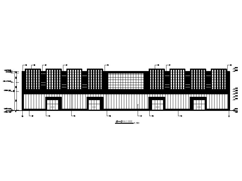 [宁夏]四层框架结构全套高密度4S汽车店建筑施工图施工图下载【ID:151454163】