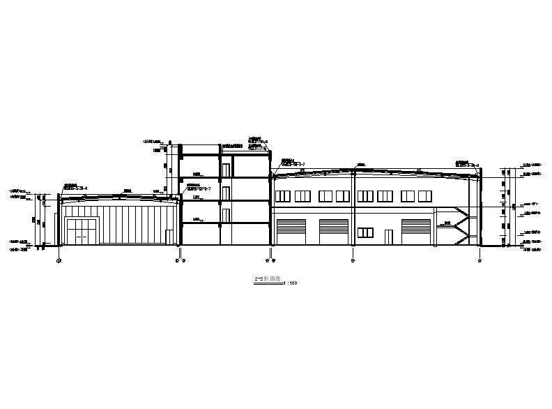 [宁夏]四层框架结构全套高密度4S汽车店建筑施工图施工图下载【ID:151454163】