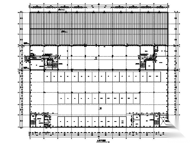 [宁夏]四层框架结构全套高密度4S汽车店建筑施工图施工图下载【ID:151454163】