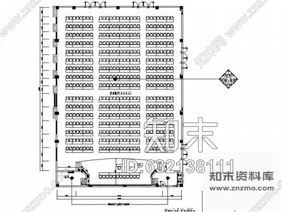 施工图东莞学术交流中心多功能厅装修图cad施工图下载【ID:632138111】