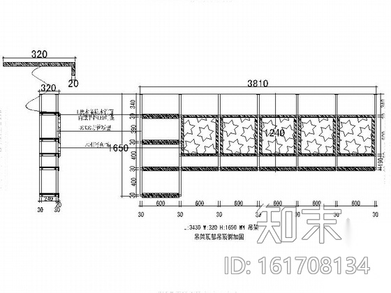 现代风格蛋糕烘焙店室内装修施工图（含效果...cad施工图下载【ID:161708134】