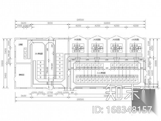 变配电工程高低压完整配电图纸cad施工图下载【ID:168348157】