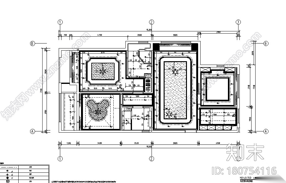 [浙江]良渚新城昆仑华府C1样板间设计施工图（附效果图）施工图下载【ID:180754116】