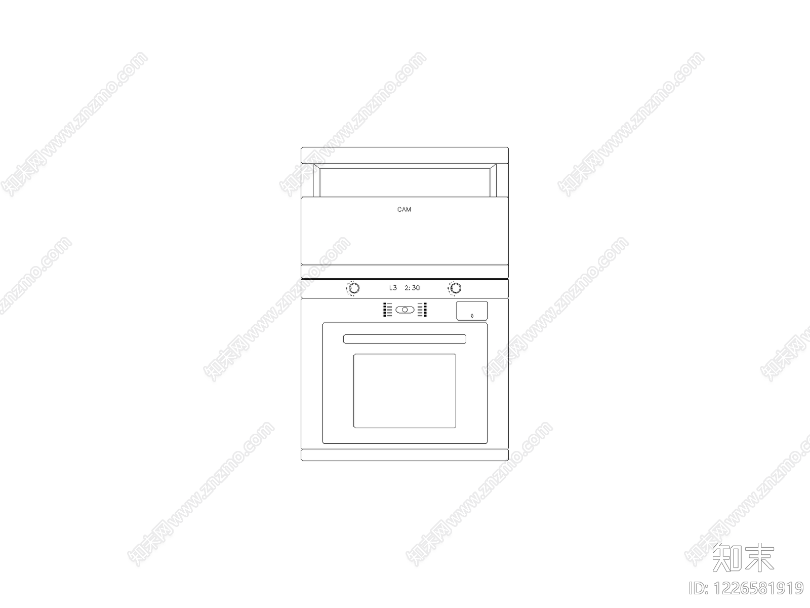 厨房设施cad施工图下载【ID:1226581919】