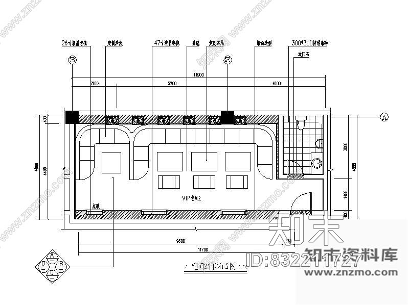 图块/节点夜总会KTV包间平面Ⅱcad施工图下载【ID:832211727】